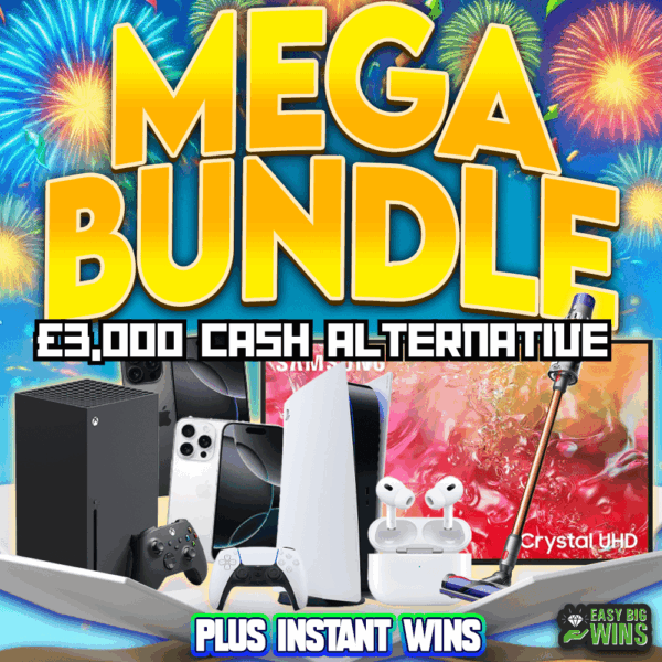 MEGA TECH BUNDLE PLUS CASH INSTANT WINS 18.06.25