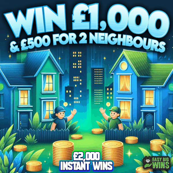 £4,000 PRIZE POT - NEIGHBOURS COMP - 13.07.25