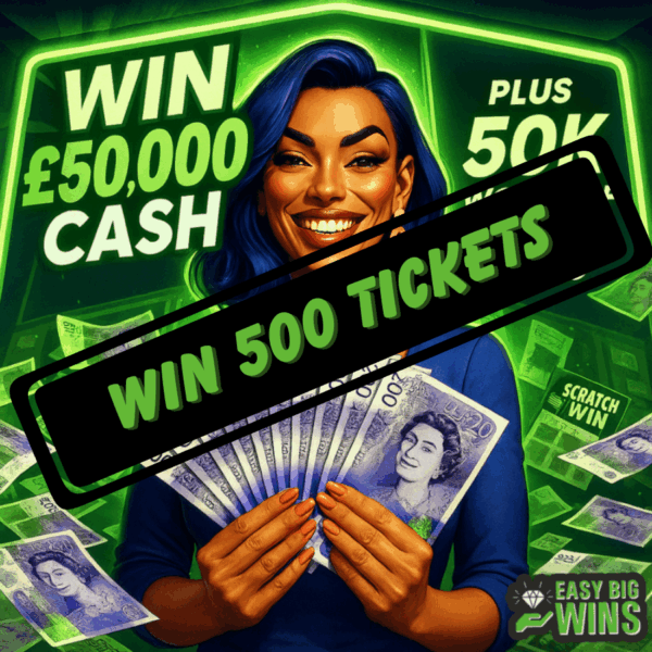 500 TICKETS INTO £50K COMP - 02.07.25